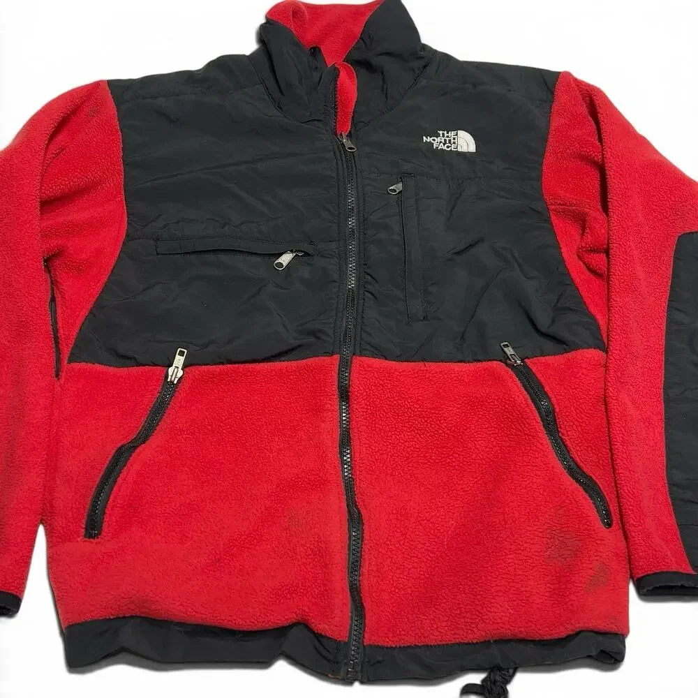 The North Face TNF Red 1995 Retro Denali Fleece Jacket Mens Size Small Full Zip